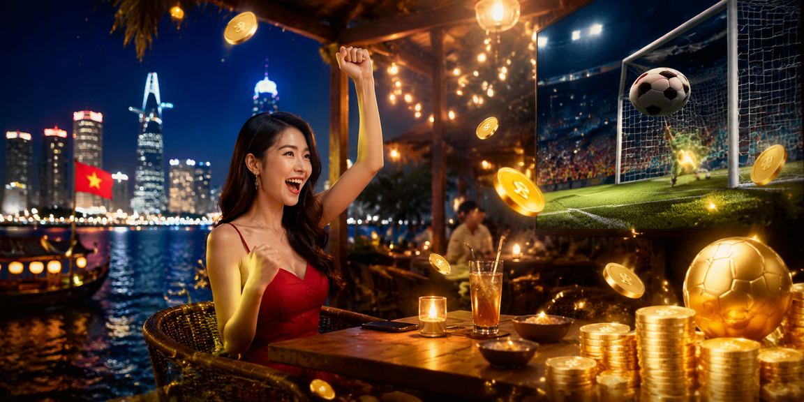 Khung cảnh casino hiện đại và người chơi tại Việt Nam